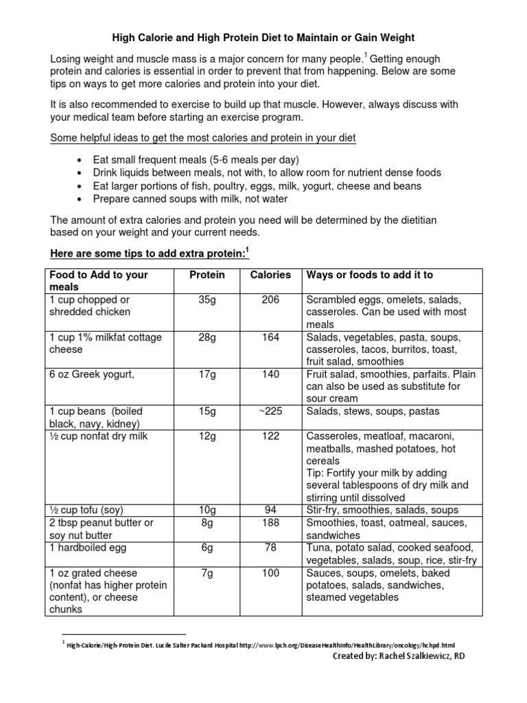 Nutrition, High CalPro Education Sheet PDF Soy Milk Yogurt