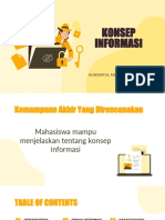 Konsep Informasi: By: Khikmatul Mu'Jizah, S. Kep - NS., M.Kep
