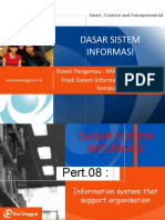 Dasar Sistem Informasi: Dosen Pengampu: KARTINI S.Kom.,MMSI Prodi Sistem Informasi - Fakultas Ilmu Komputer