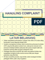 Handling Complaint