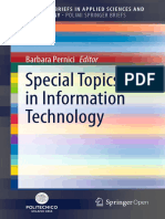 Special Topics in Information Technology: Barbara Pernici Editor