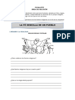 La Fé Sencilla de Un Pueblo: Competencia: Propósito