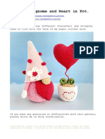 Happy Dolls Valentine Gnome and Heart - ENG