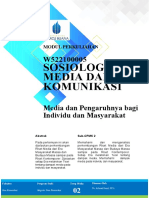 Modul Sosiologi Media Dan Komunikasi (TM2)