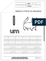 10.atividade Sobre Números de 1 A 10