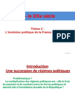 Iii - Le Xixe Siècle: Thème 2: L'Évolution Politique de La France: 1815 - 1914