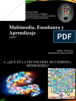 Multimedia, Enseñanza y Aprendizaje: Unidad I