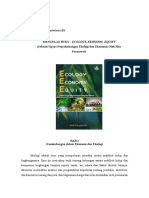 MENGULAS BUKU: ECOLOGY, EKONOMY, EQUITY (Sebuah Upaya Penyeimbangan Ekologi Dan Ekonomi) Oleh Rita Parmawati