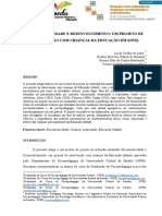 Psicomotricidade E Desenvolvimento: Um Projeto de Intervenção Com Crianças Da Educação Infantil