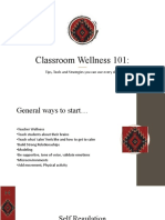 Classroom Wellness 101:: Tips, Tools and Strategies You Can Use Every Day!