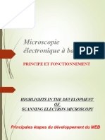 Microscopie Électronique Principe Et Fonctionnement
