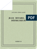 Gerin-Lajoie Antoine - Jean Rivard Le Defricheur