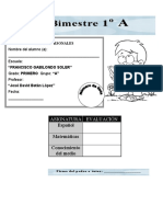 Examen Cuarto Bimestre Primero Cricri