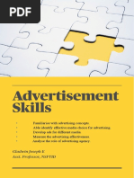 Advertisement Skills - III Semester (Study Materials)