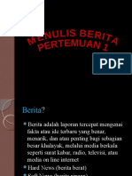 Menulis Berita