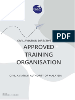 CAAM Civil Aviation Directive on Approved Training Organisations