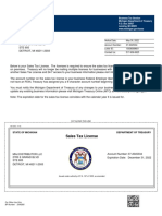 Michigan Sales Tax License Renewal