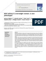 Mild Asthma in Overweight Women A New Phenotype - 2010 - Respiratory Medicine