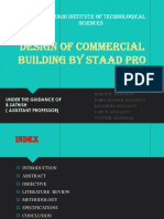 Design of Commercial Building by Staad Pro 115 PDF