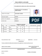 Shalini ExaminationForm PDF