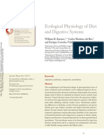 Ecological Physiology of Diet and Digestive Systems