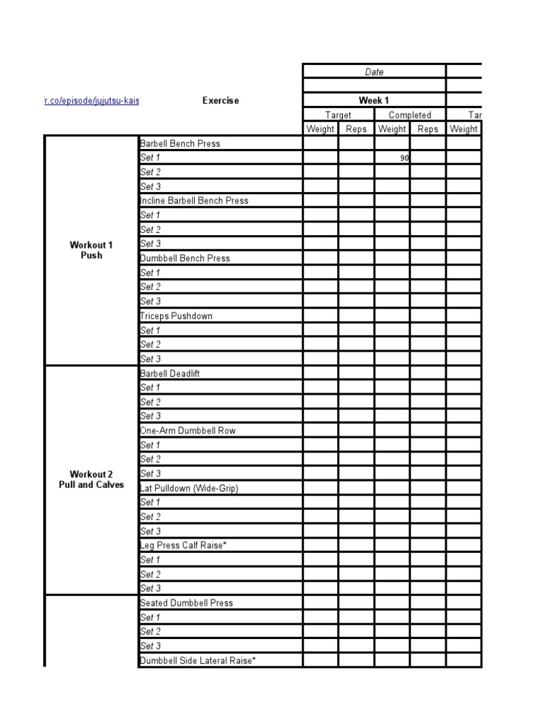 Bigger Leaner Stronger Workout Plan | PDF | Physical Fitness | Weight