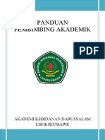 Panduan Pembimbing Akademik Akademi Kebidanan Darussalam