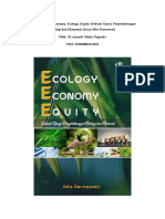 Mengulas Buku Economy, Ecology, Equity (Sebuah Upaya Penyeimbangan Ekologi Dan Ekonomi)