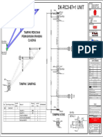 DK-RC3-67 1 UNIT: Tampak Rencana Pemasangan Rangka Clading