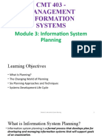 Module 3: Information System Planning