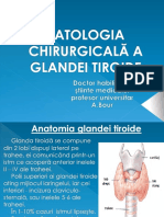 Patologia Chirurgicala A Glandei Tiroide