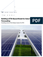 Building LSTM-Based Model For Solar Energy Forecasting - by Dr. Saptarsi Goswami - Towards Data Science