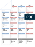 Cleaning Schedule