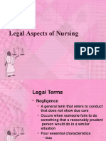 Legal Aspects of Nursing