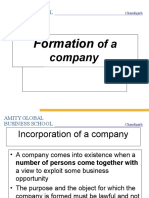 COMPANY Formation