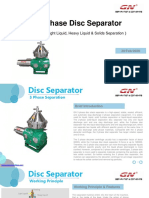 3 Phase Disc Separator for Liquid-Liquid-Solid Separation