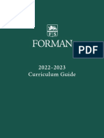 Forman School Curriculum Guide 2022-2023