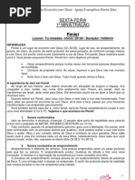 Carta Do Encontro Com Deus  Purgatório  Céu