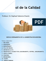 Control de La Calidad: Profesor: Dr. Raphael Valencia Chacón