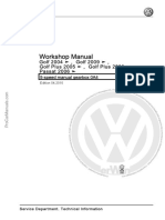VW 5 Speed Manual Gearbox 0a4 Repair Manual Edition 042010 k0058990420