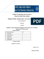 College of Leadership and Governance School of Public Policy Studies Ethiopian Public Administration, Governance and Ethics