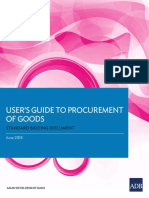User Guide To Procurement of Goods