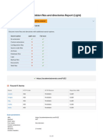 URL Fuzzer - Discover Hidden Files and Directories Report (Light)