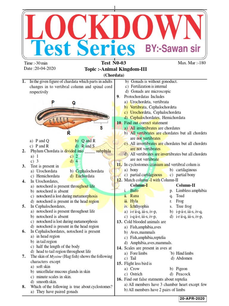 Neet Biology Question Set | PDF | Zoology