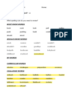 Revision Phonics Oo - Book Pull - U Spelling Rule: What Spelling Rule Do You Need To Revise?