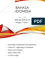 Bahasa Indonesia: KELAS 3/4 & 4