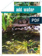 How To Build A Wildlife Pond - Froglife