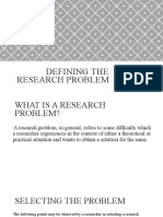 Research Problem