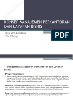 Konsep Manajemen Perkantoran Dan Layanan Bisnis