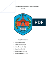 Laporan Projek Bioteknologi Pembuatan Tape Ketan-1